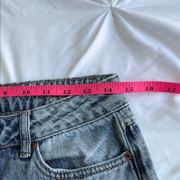 Rewash Light Blue Cropped Wide Leg Jeans - Picture 6 of 8